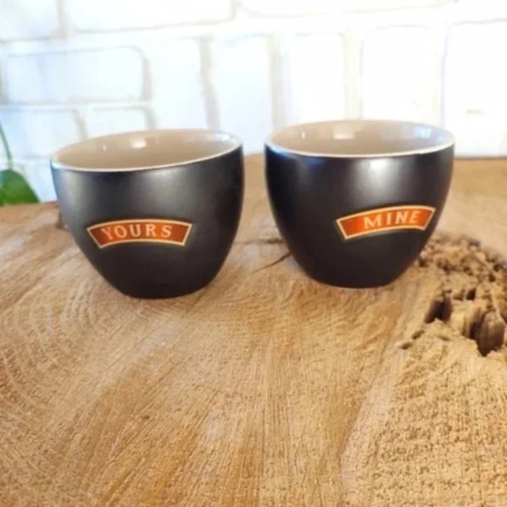 3/$25 Bailey's Yours and Mine Cordial Cups - Picture 3 of 8